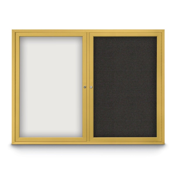 Corkboard, Cobalt/Bronze, 42" x 32"